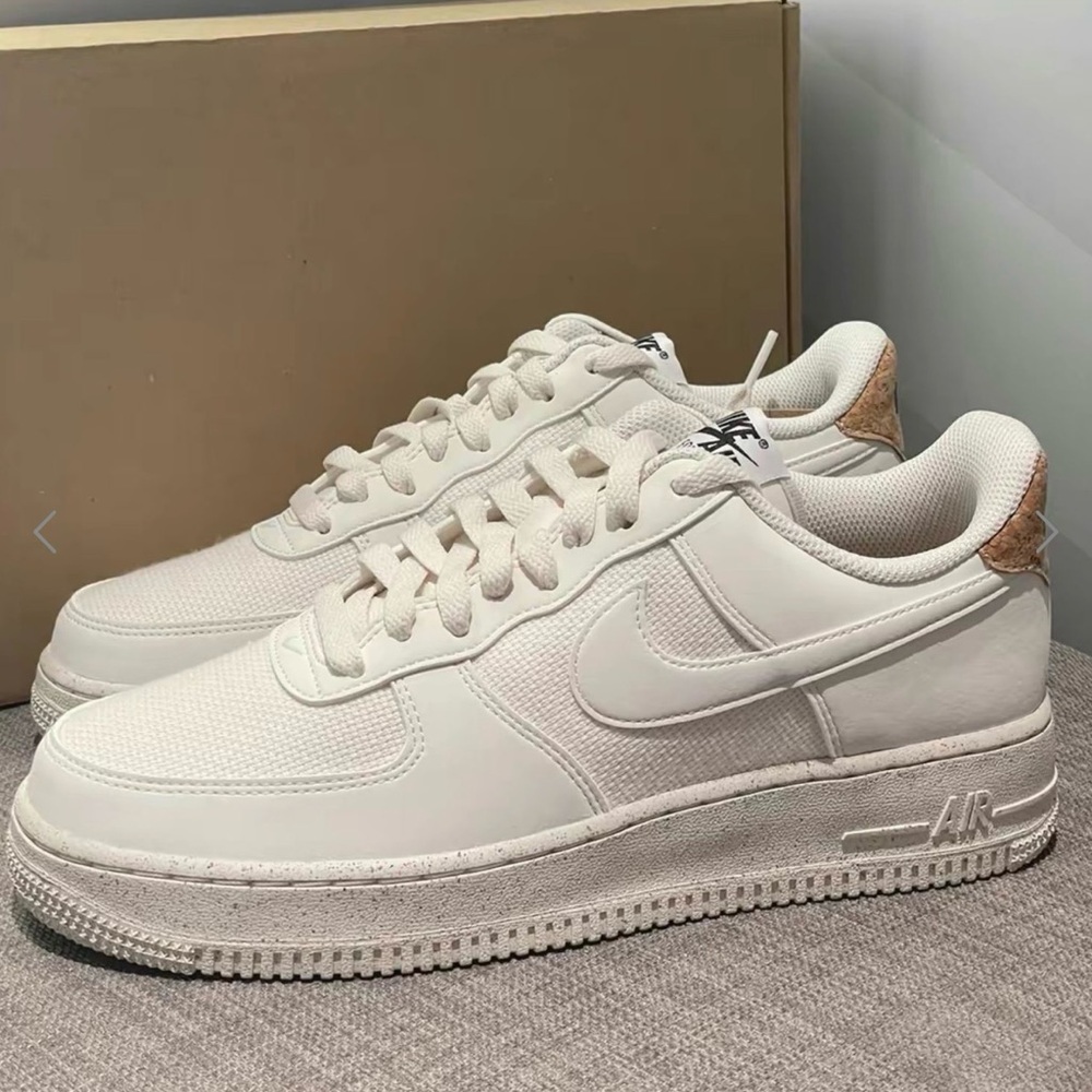 Nike Air Force Cork Phantom 1’07 LV8 White Sail Sneakers women’s size 8
